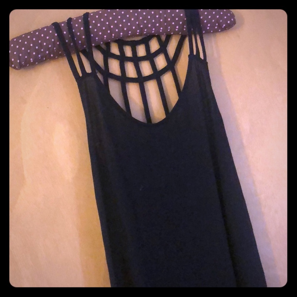 Black maxi dress